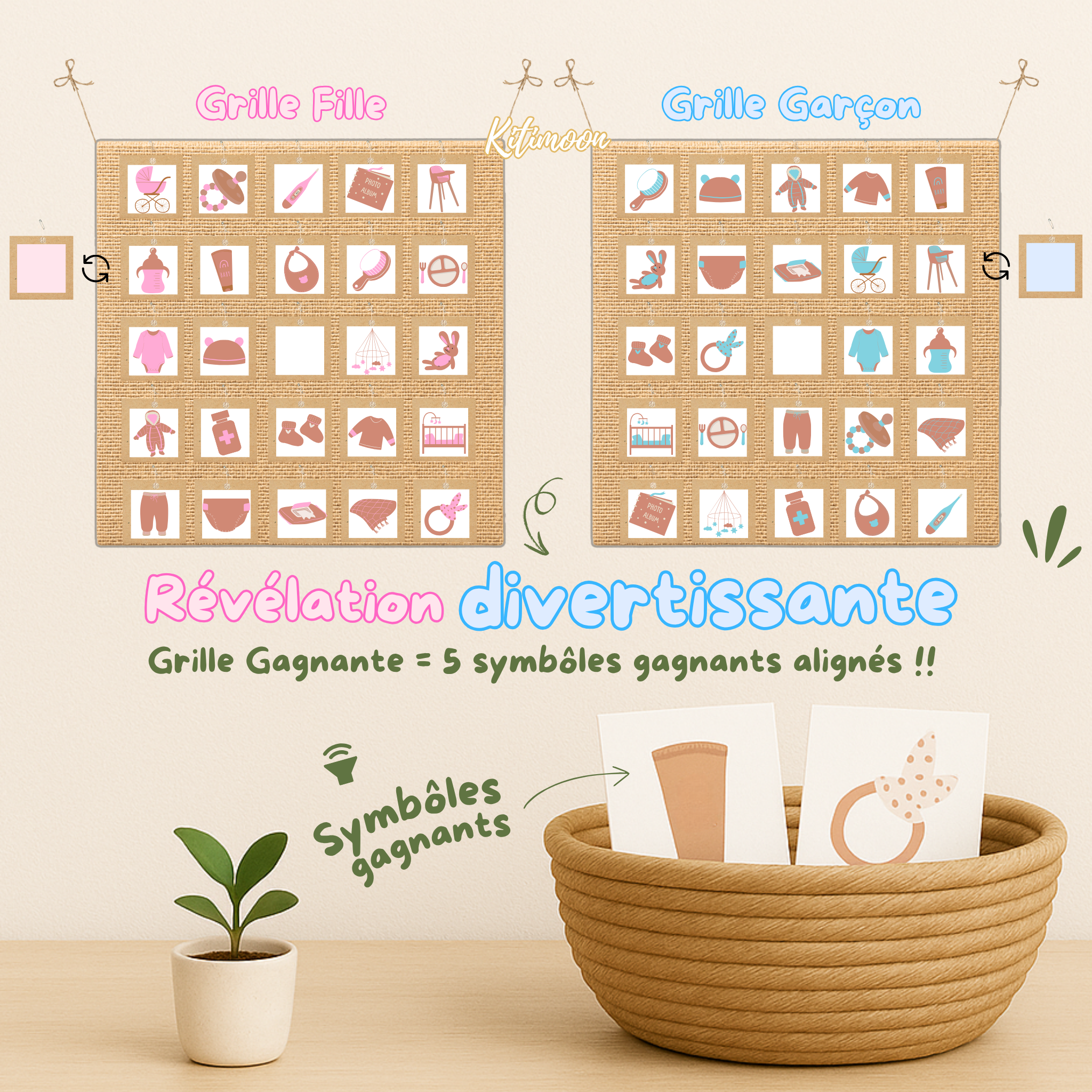 Bingo Géant Gender Reveal 