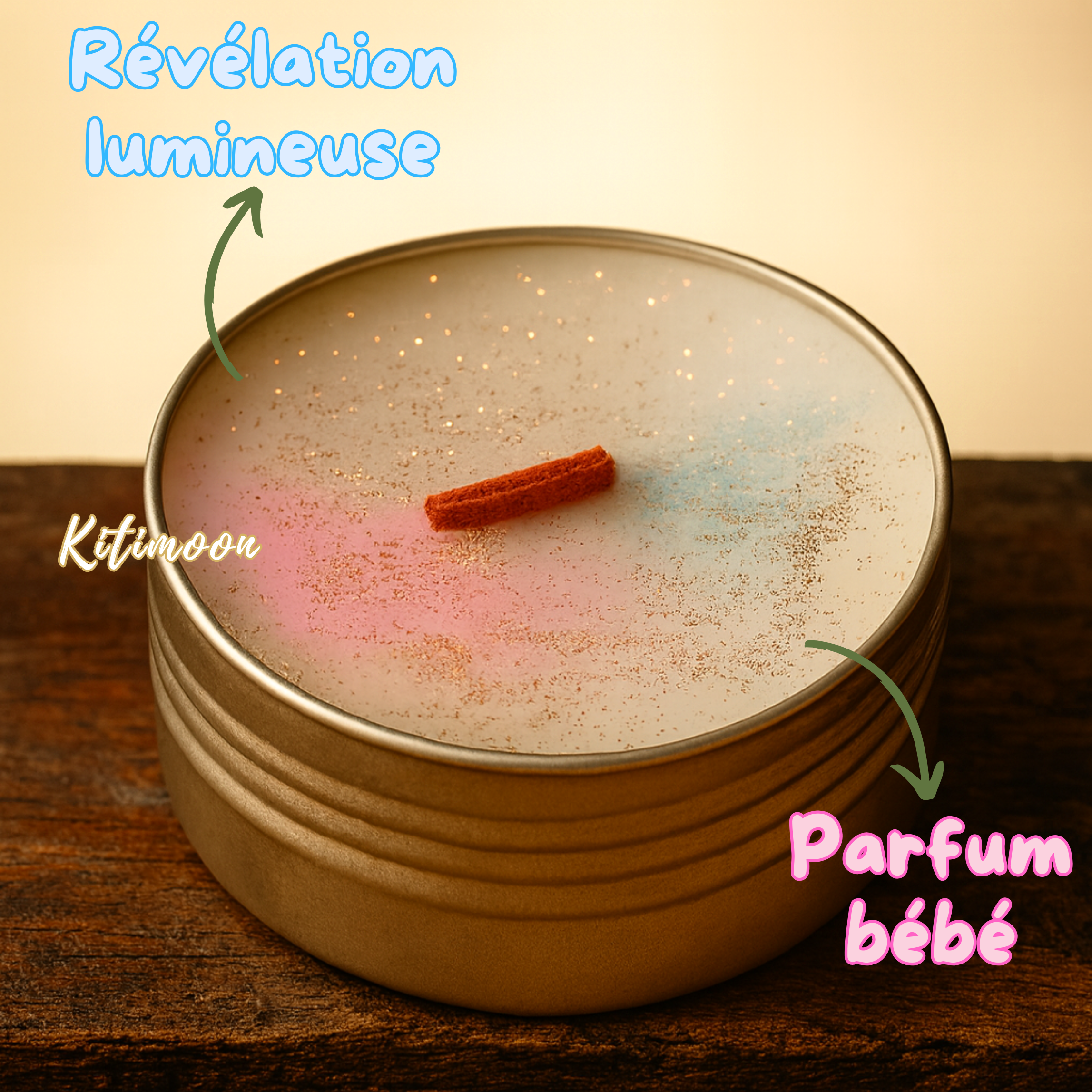 Bougie révélation sexe bébé