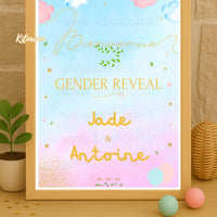 Affiche - Bienvenue Gender Reveal