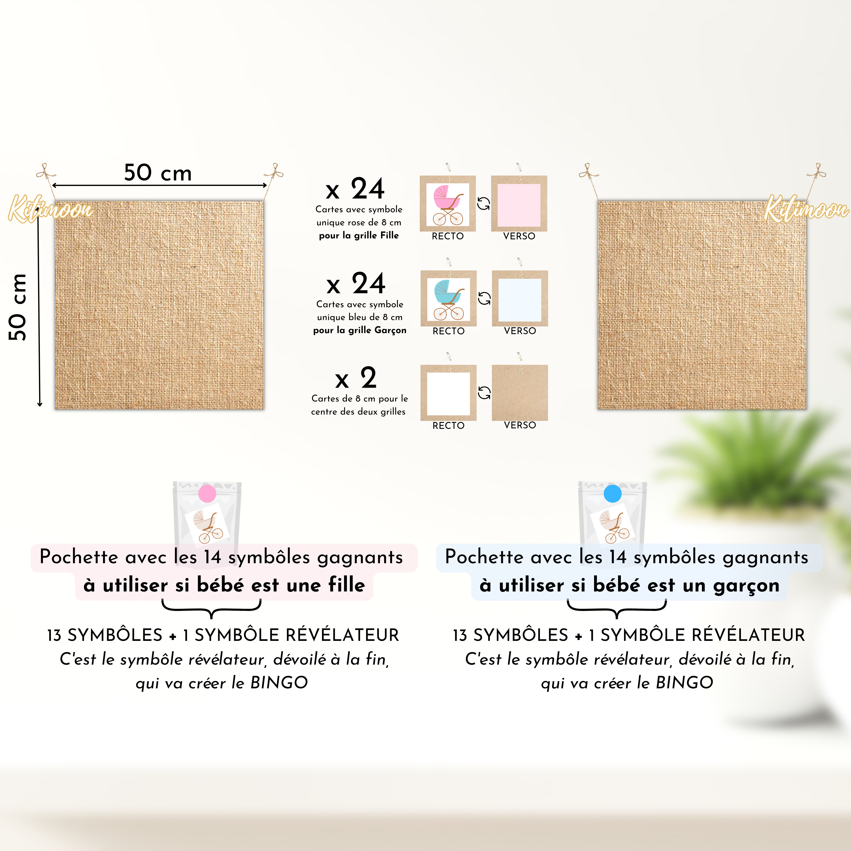 Bingo Géant Gender Reveal 