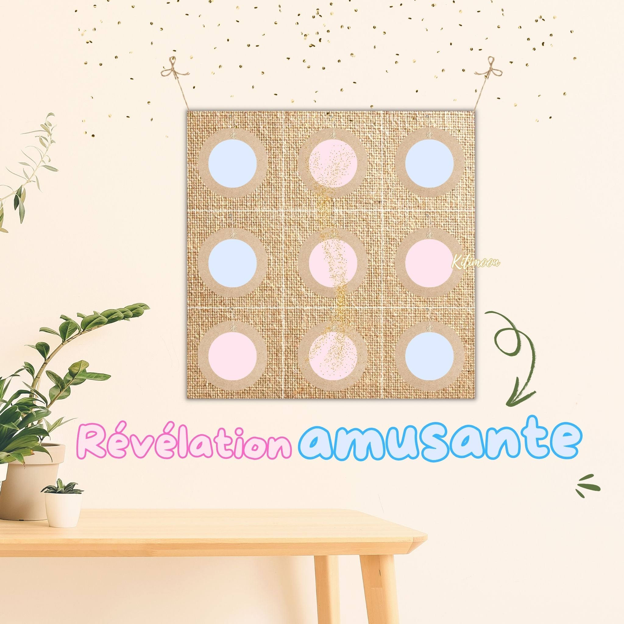 Morpion Géant Gender Reveal