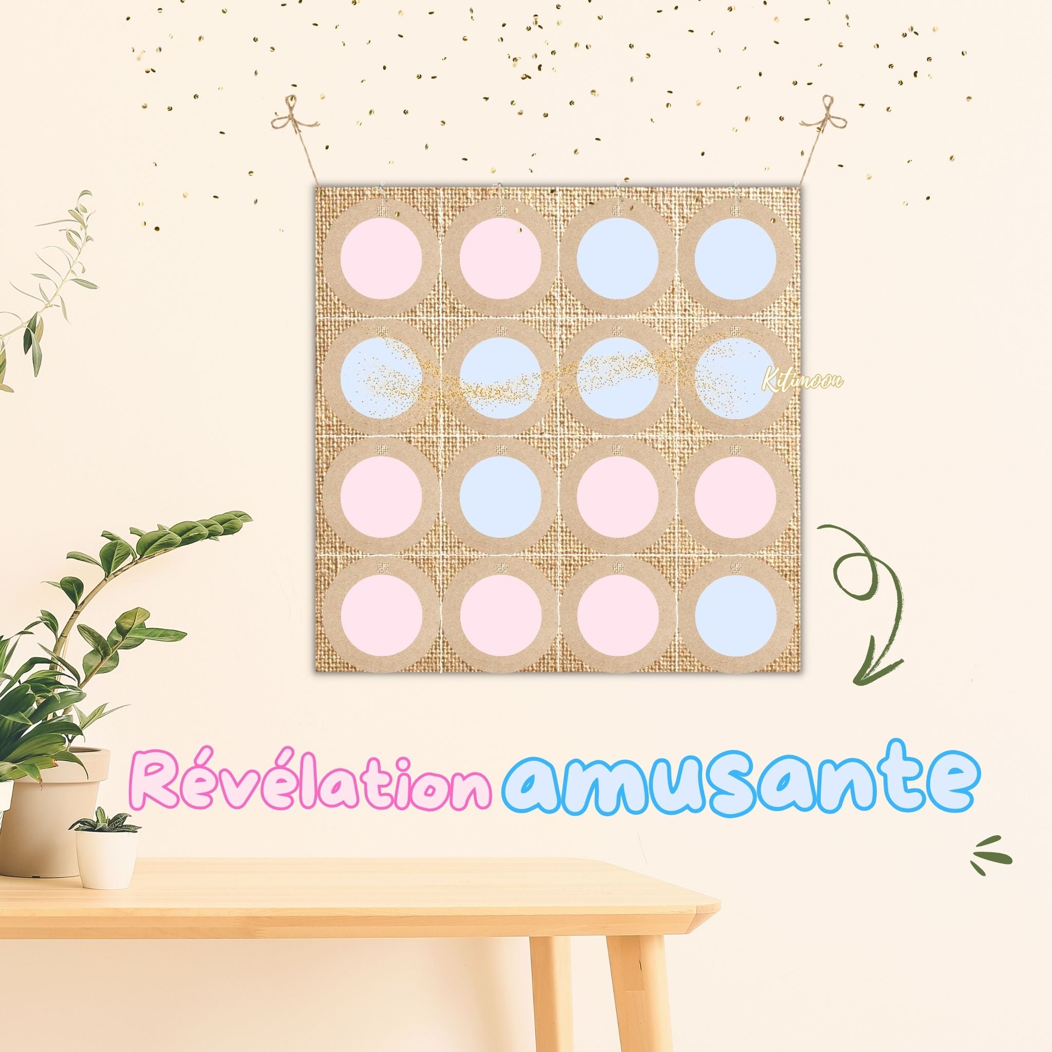 Morpion Géant Gender Reveal