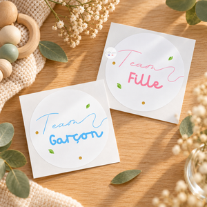 Stickers Team Fille / Team Garçon